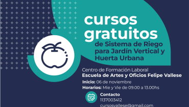 Taller de sistema de Riego para jardín vertical y huerta urbana